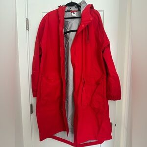 Unisex Nike Red Parka